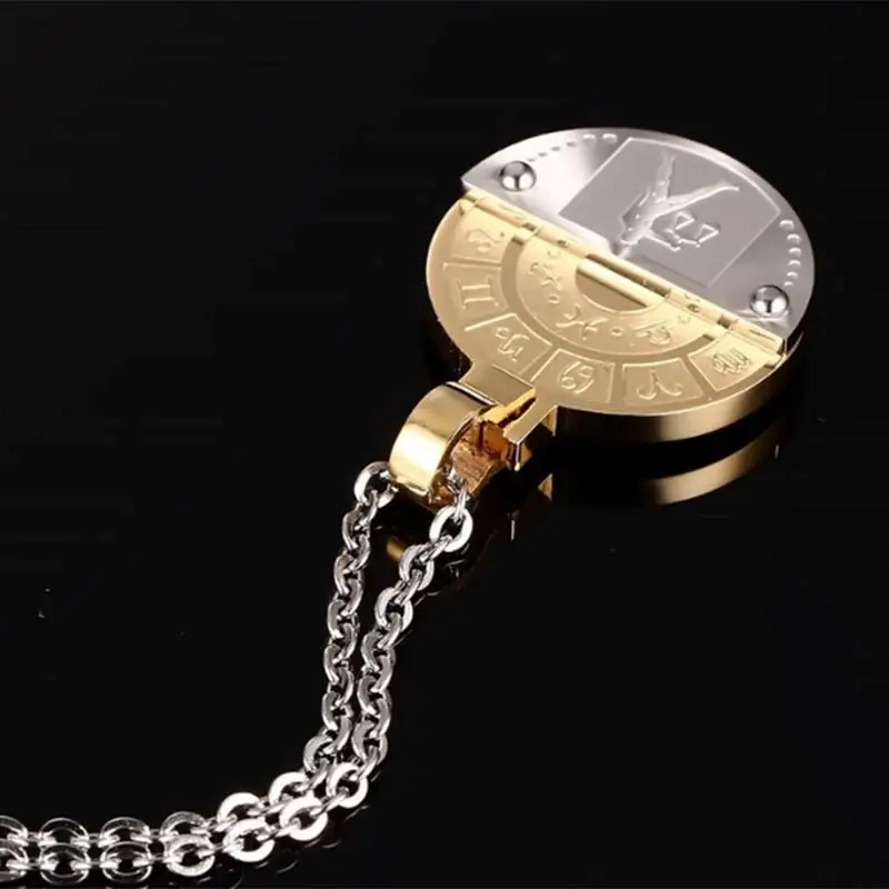 Овен Кулон Цепочки и ожерелья s Нержавеющая сталь Круглый 12 Созвездие серии