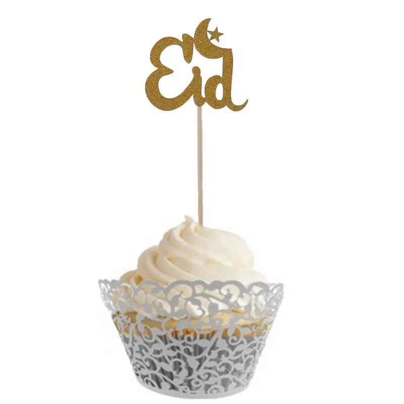 5 шт. Eid блеск торт топперы для свадьбы или нулевого дня рождения день Рамадан