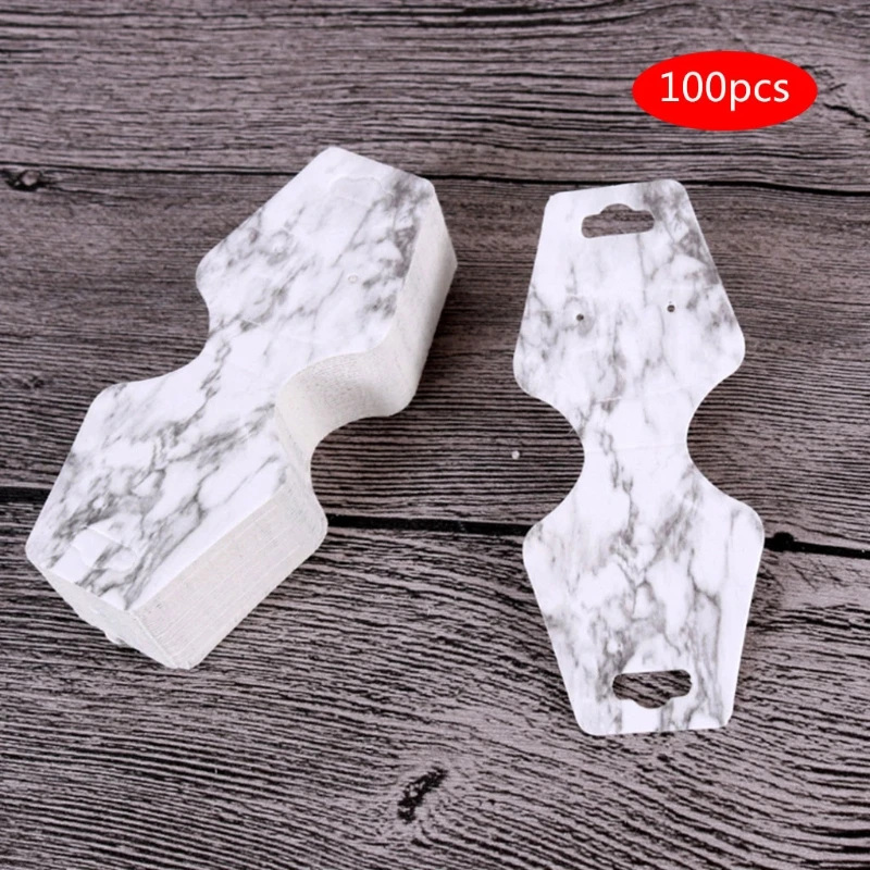 

100 Pcs 12 Color Printing Necklace Card Folding Bracelet Jewelry Display Hang Tag Label Jewelry Box Packaging