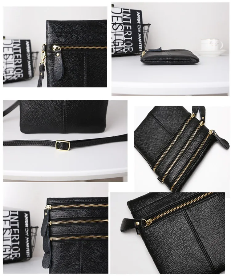 Женский кошелек ICEV простой маленький из натуральной кожи на молнии 2018 | Багаж и