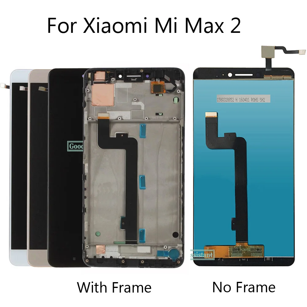 ЖК-дисплей 6 44 дюйма для Xiaomi Mi MAX2 MAX 2 MDE40 MDT4 сенсорный экран с дигитайзером в сборе