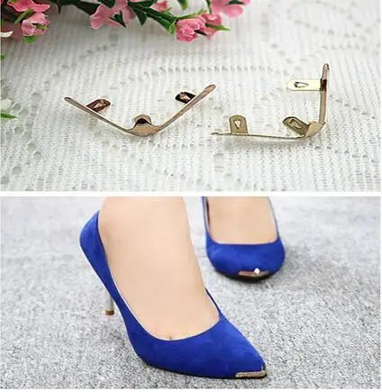 Бесплатная доставка (10 шт./лот) женская обувь передняя часть ремонт металлическая