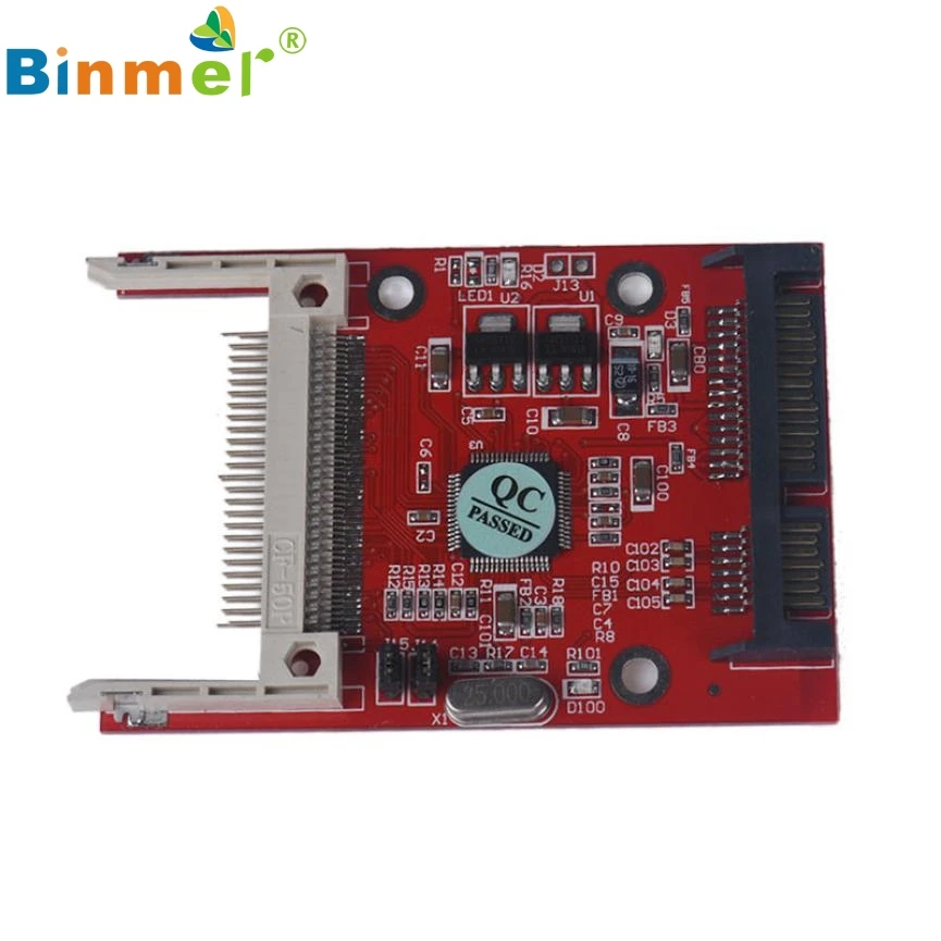 Levert Dropship Del 1PC CF Compact Flash Type I/II To 2 5 Inch SATA Serial Adapter Mar09|cf compact flash|compact flash adaptercf adapter |