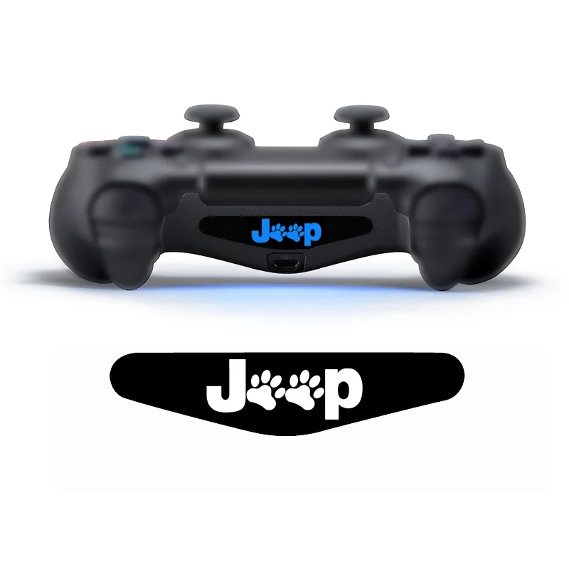 FZQWEG 50 pcs Video Game Controller Light Bar Lightbar Decal Sticker For PS4 Playstation 4 random number | Электроника