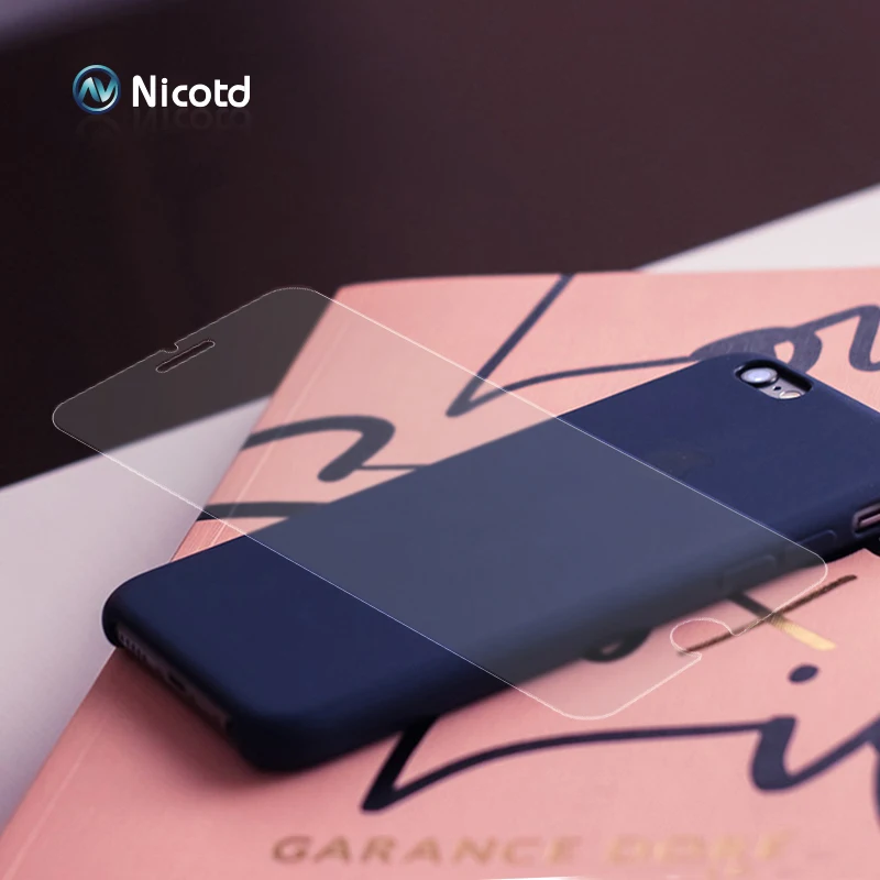 Матированное матовое стекло Nicotd для iphone 8 X закаленное 6s 6 7 Plus 5 5S SE защита экрана от
