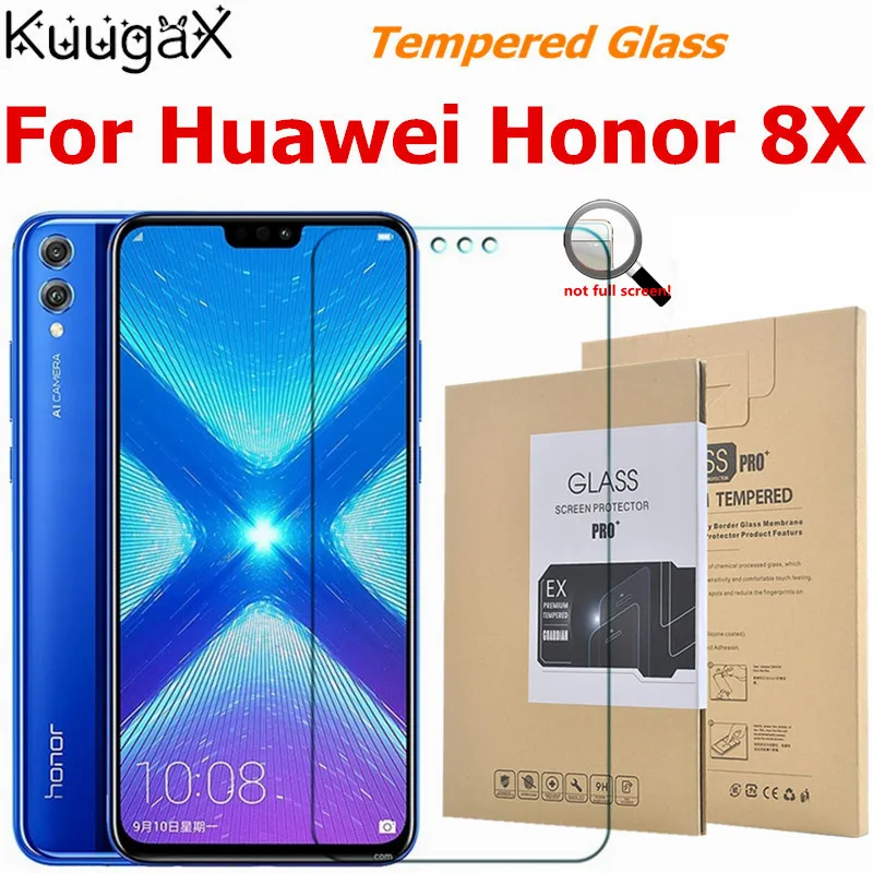 Защитная крышка для экрана закаленное стекло HUAWEI honor 8X смартфон упрочненные