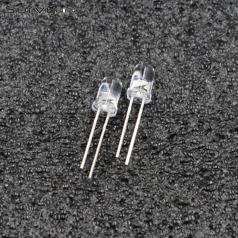 20/50/100 шт круглый светодиодный 5 мм RGB общий прозрачный 2Pin быстро/медленно Радуга