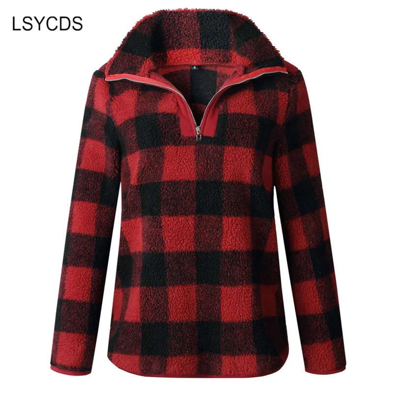 

Свитер LSYCDS женский, зимний, теплый, с длинным рукавом и рисунком