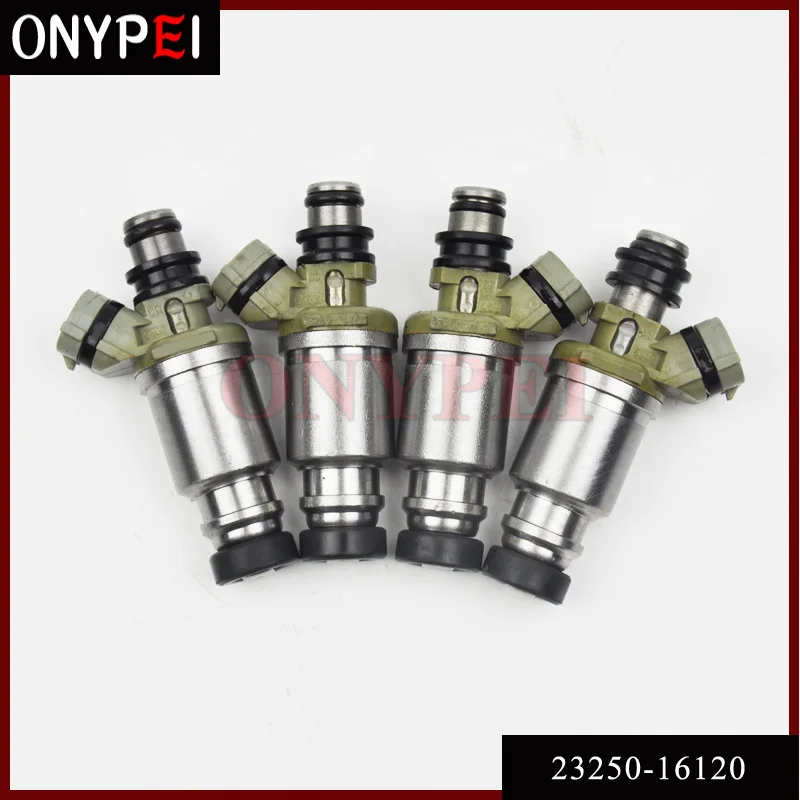 

4 PCS Fuel Injector Nozzle 23250-16120 23209-16120 For Toyota Celica Corolla 1990-1993 1.6L Sprinter AE95 2325016120 2320916120