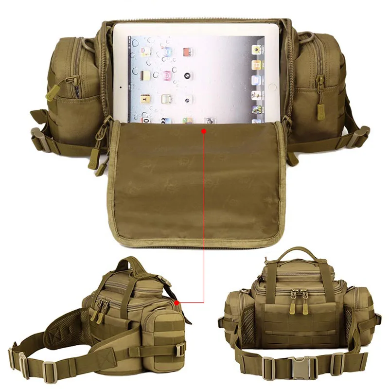 Molle военные поясные сумки Сумка для фотоаппарата/Чехол поясная сумка ремень тактика большой Shouder assase Кемпинг пакет Спорт на открытом воздухе камера XA573WA