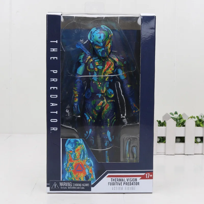 9 in box 20 см NECA термальная беглый Хищник Серия фигурка хищника конечная джунгли Охотник джунгли демон бетонный клан лидер фигурка игрушки - Цвет: 9 in box