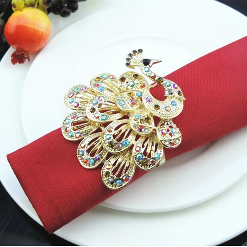4 шт. кольца для салфеток из металлического сплава|serviette holder|banquet napkinswedding napkin holders |