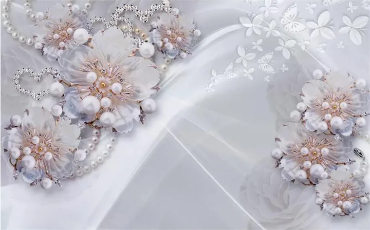 Обои на заказ 3d фотообои высококлассные украшения цветы фон для гостиной |