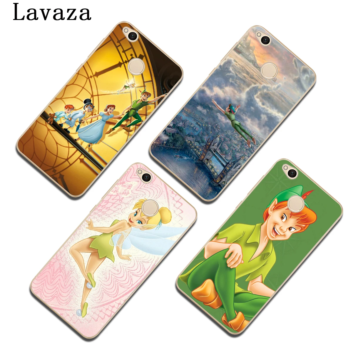 Чехол Lavaza Peter Pan Wendy Tinker Bell для Xiaomi MI 9 9T A3 CC9 CC9E 8 A2 lite A1 Redmi K20 7A 6A 8A Note 7 6 5 Pro | Мобильные