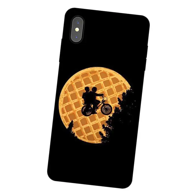 N421 Stranger Things Fear Black Silicone Case Cover For Apple iPhone 11 Pro XR XS Max X 8 7 6 6S Plus 5 5S SE |