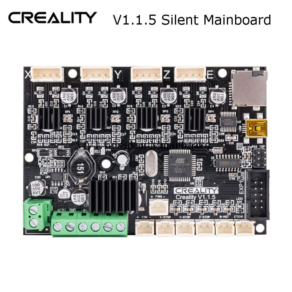 Оригинальная Заводская поставка Creality 3D новейшая обновленная материнская плата TMC2208 Silent 1.1.5 материнская плата для Ender-3/Ender-3Pro/Ender-5