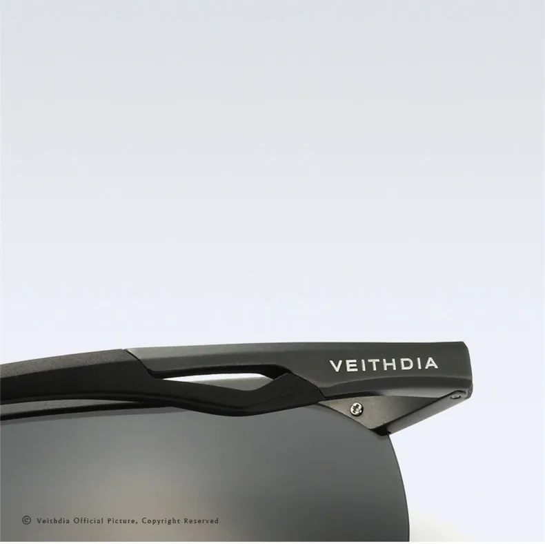Солнцезащитные очки VEITHDIA оригинальные Брендовые из алюминиево-магниевого