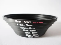 8pcs 49mm 82mm as lens hood filter step up rings set 49 52 55 58 62 67 72 77 82mm