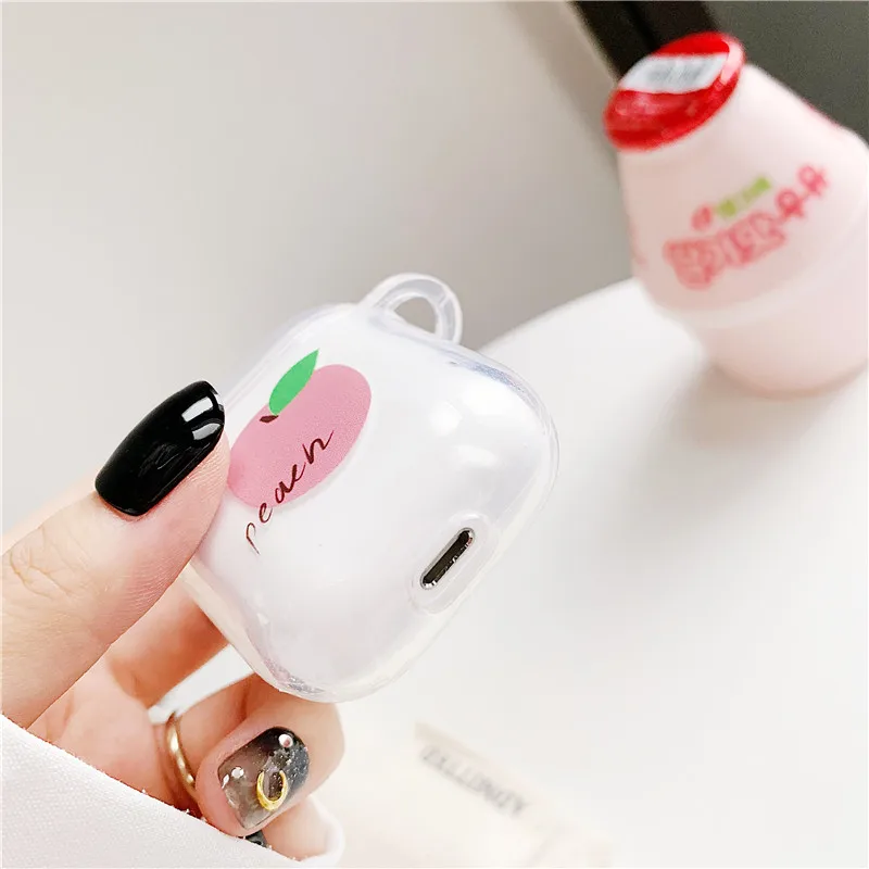 COOLY прозрачный силиконовый чехол для Apple AirPods беспроводная bluetooth гарнитура сумка