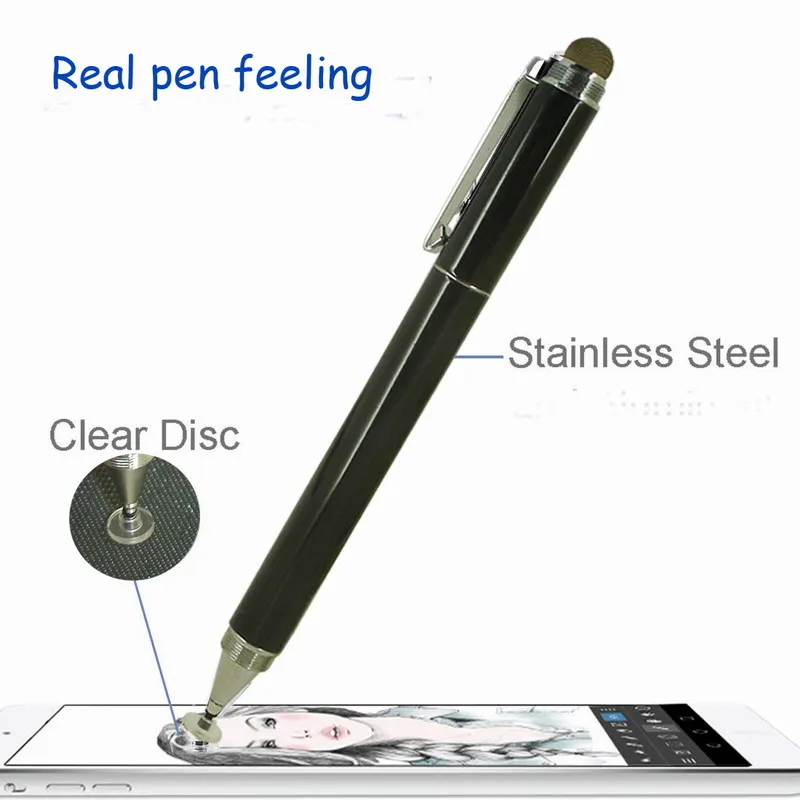 ACMECN 4 in 1 Universal Stylus Disc Touch Screen Pen for all Capacitive Cell Phones Tablets Laptops Ball | Канцтовары для офиса и