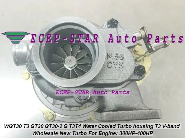 Турбокомпрессор Turbo GT30 GT35 турбина с водяным охлаждением 300-350 л. С 2 5 &quotv-band T3