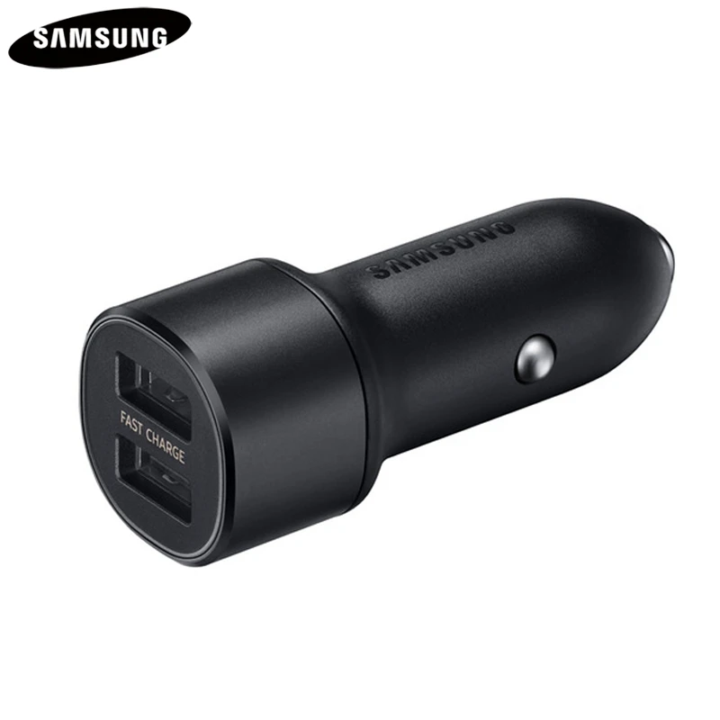 Оригинальное автомобильное зарядное устройство с двумя портами USB Smart Snel Opladen для