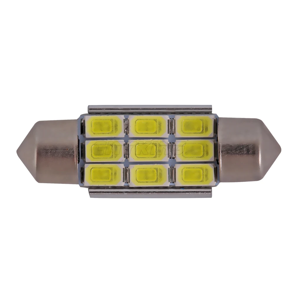 50 шт./лот гирлянда 36 мм 39 42 9smd LED 5630 5730 Гирлянда SMD 9LED Canbus без ошибок светодиодная