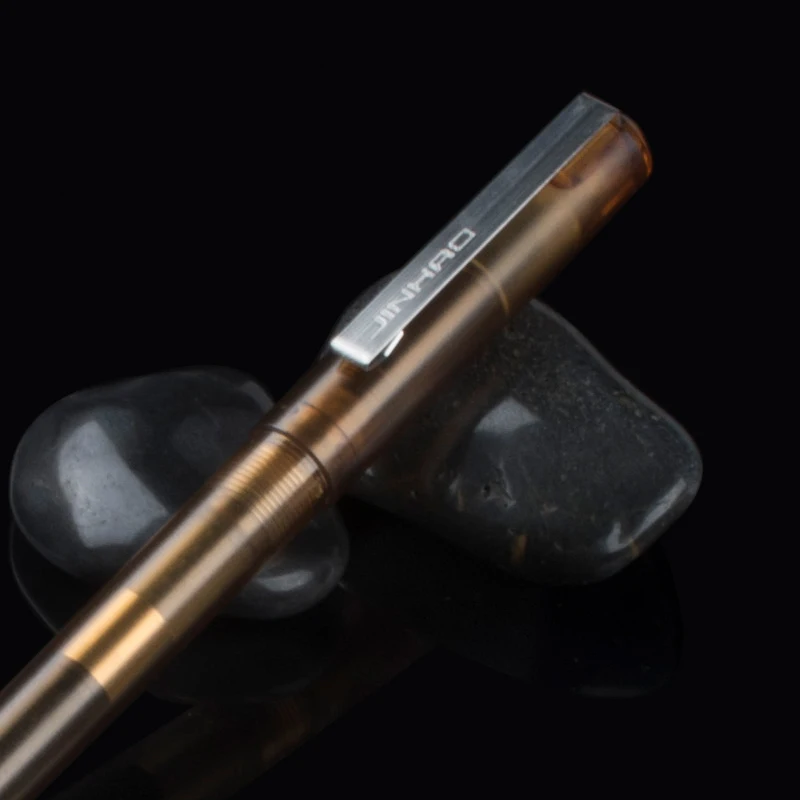JINHAO 991 красная прозрачная матовая цветная перьевая ручка с тонким наконечником