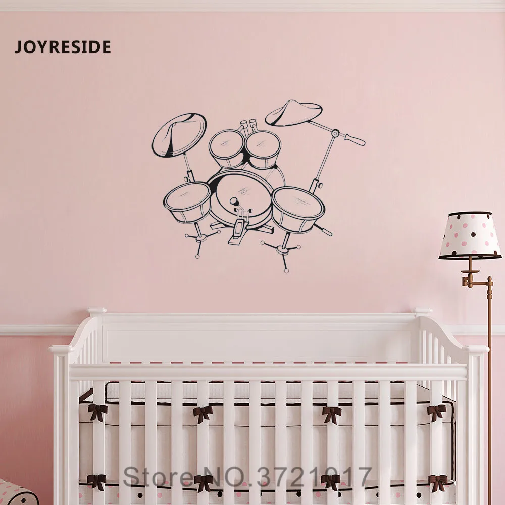 Переводная виниловая музыкальная переводная картинка в виде барабанной ленты