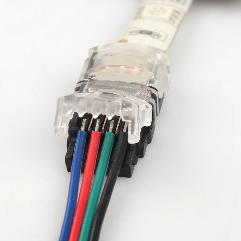 4 контактный 10 мм RGB провод разъема светодиода разъем для 5050 SMD ip65