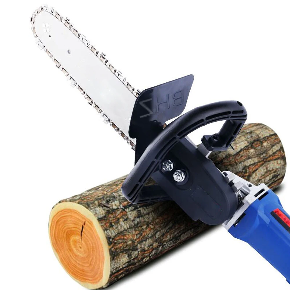 

Multifunction Electric Chain Saw Converter Bracket DIY Set For 100mm 4" Electric Angle Grinder Woodworking Tool Easy To Install