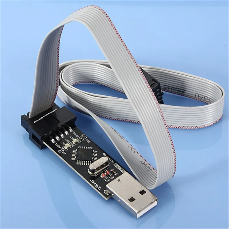 Новый электрический блок DIY высококачественный 10 контактный USBASP USBISP 3 3/5 В AVR