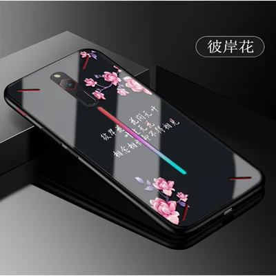 Для ZTE Nubia Red Magic чехол для телефона чехол s Закаленное Стекло задняя крышка для Nubia рамка RedMagic закаленное Стекло крышка чехол S - Цвет: A2