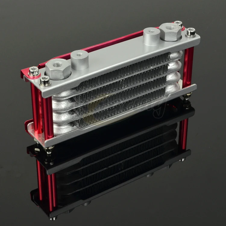 red Радиатор охлаждения масла мотоцикла для питбайк ATV Quad 50 70 90 110CC Pitpro Pitster Pro SDG DHZ SSR Piranha - Цвет: red