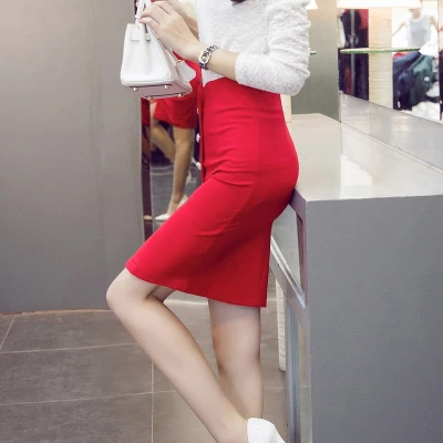 S 5XL мода осень весна 2019 размера плюс высокая талия однобортный saias femininas тонкая