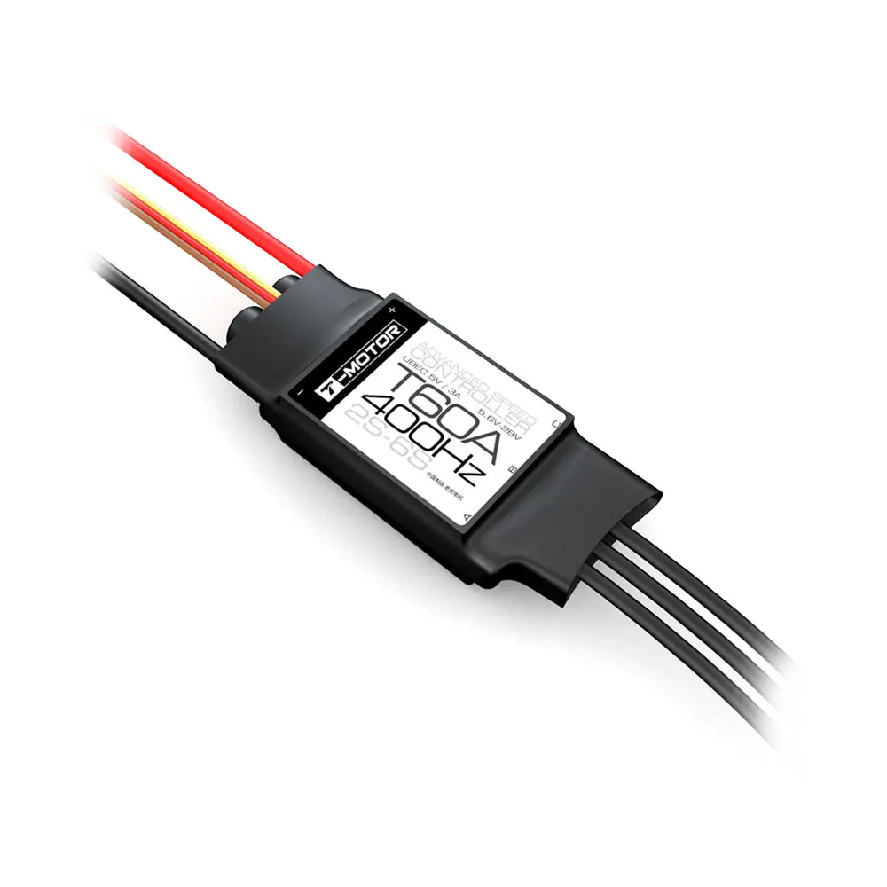 T-MOTOR T60A (2-6S 400 Гц с BEC) электронный регулятор скорости бесщеточного двигателя для