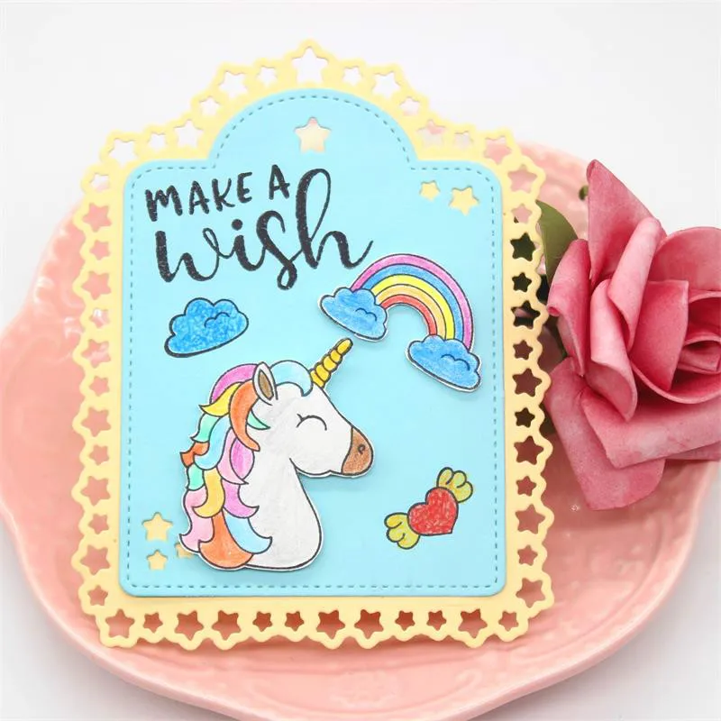 Звезды бирки карты металлические штампы трафареты для сделай сам