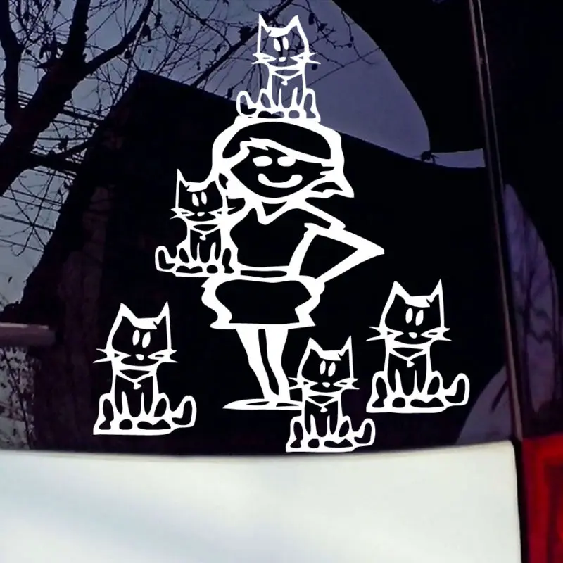 1 шт. наклейки для автомобиля 12 х14 см|decoration car|cat laptop decalfunny decal |