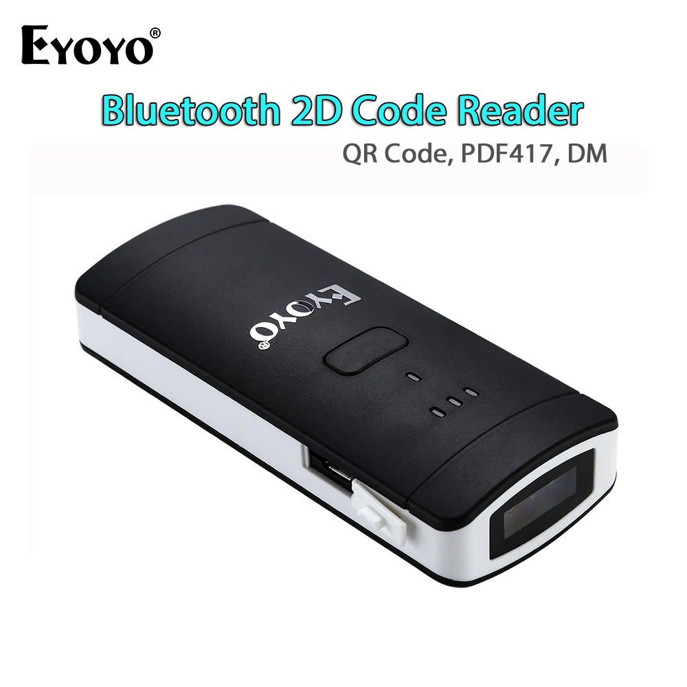 EYOYO EY 002S хорошая производительность Мини карманный беспроводной сканер 1D 2D