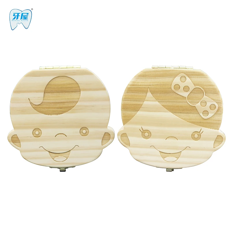 Органайзер для зубов деревянная коробка хранения детских - Цена: 995,99 руб.