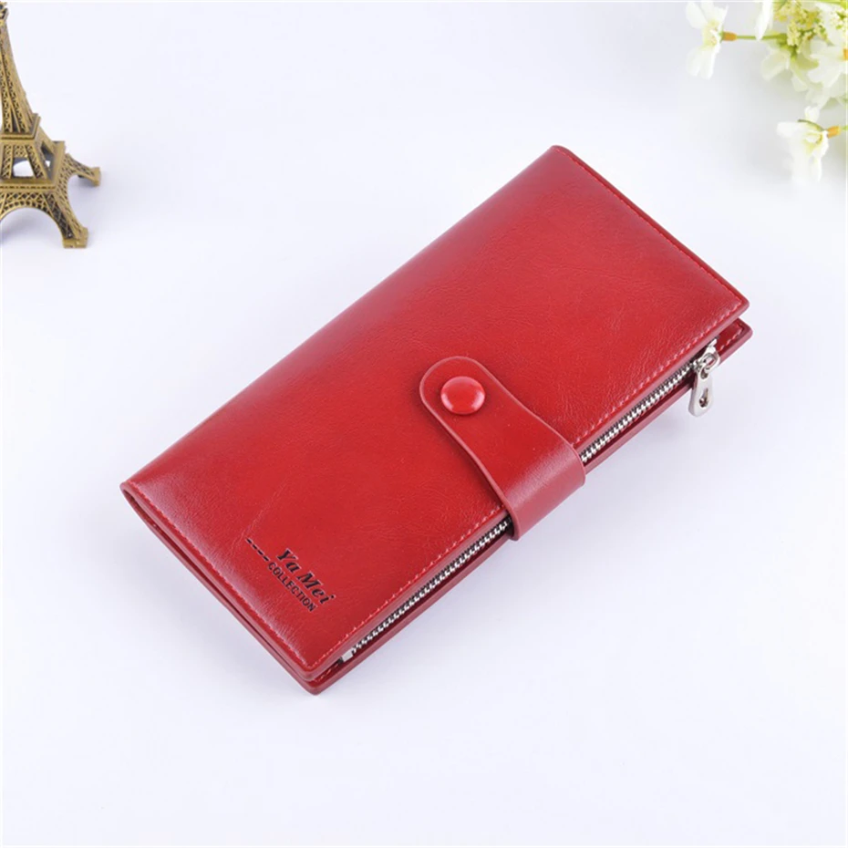 Women Wallet Leather Bag Female Purse Long Multifunction Wallet Phone Holder Wemen Cards Coins Purse Female Clutch Money Pocket