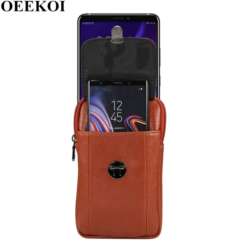 Универсальная поясная сумка OEEKOI чехол-кошелек для HTC Desire 12/830/10 lifestyle/10 pro Dual