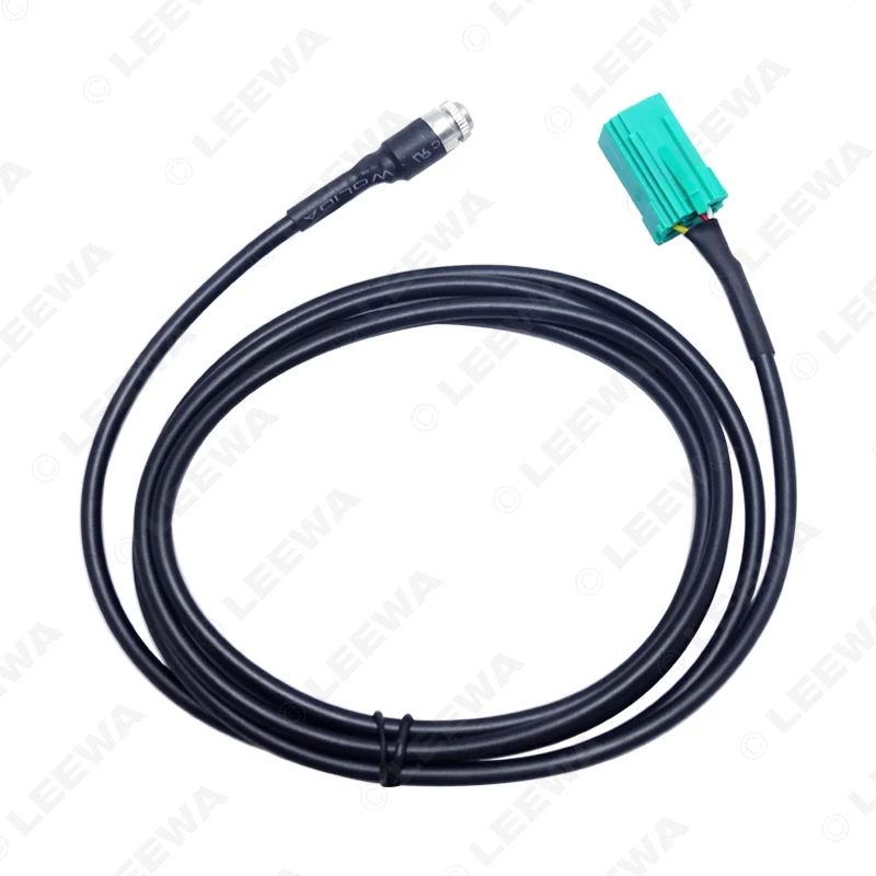 LEEWA 40 шт. Новый 150 см Aux-кабель мини ISO 3 5 мм разъем кабель для Renault OEM радио CD