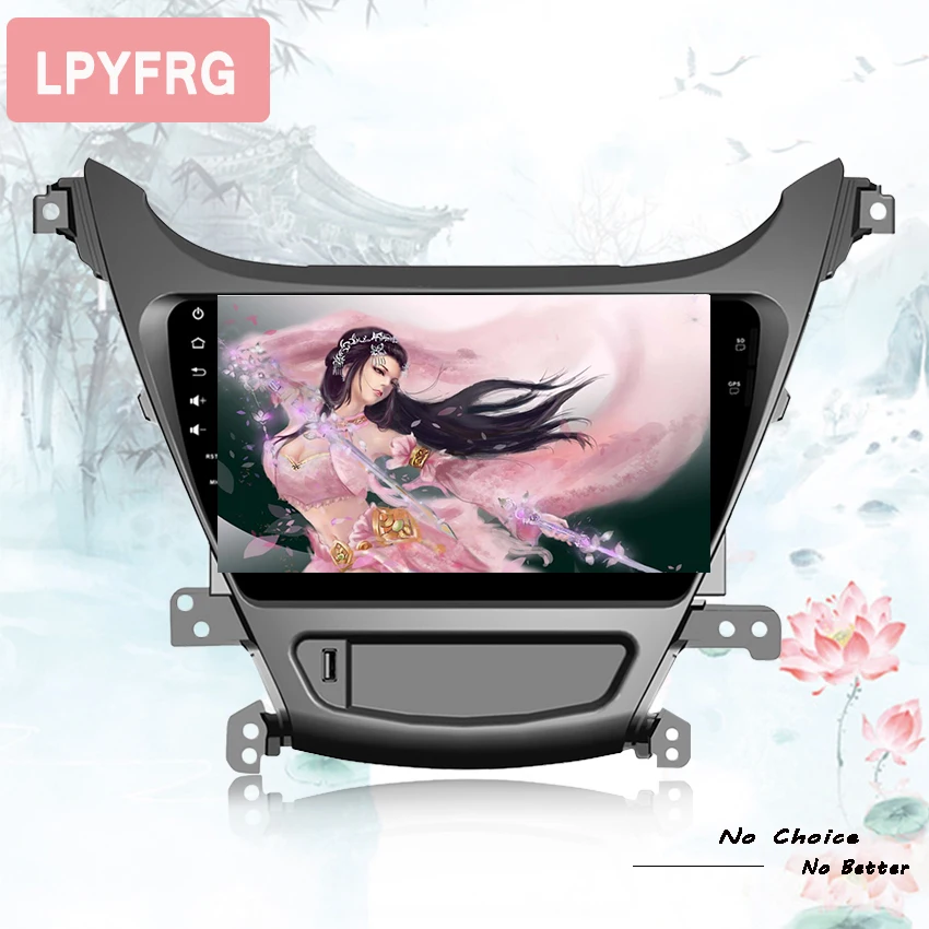 Android 10 автомобильный DVD плеер мультимедиа для Hyundai Elantra 2014 2015 GPS bluetooth навигация