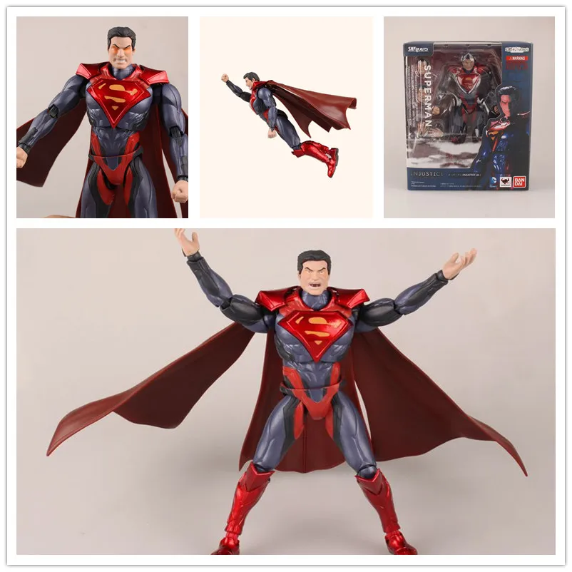 16 см Figuarts Супермен DC Injustice возраст супер человек ПВХ Фигурки Коллекция Модель игрушки подарок