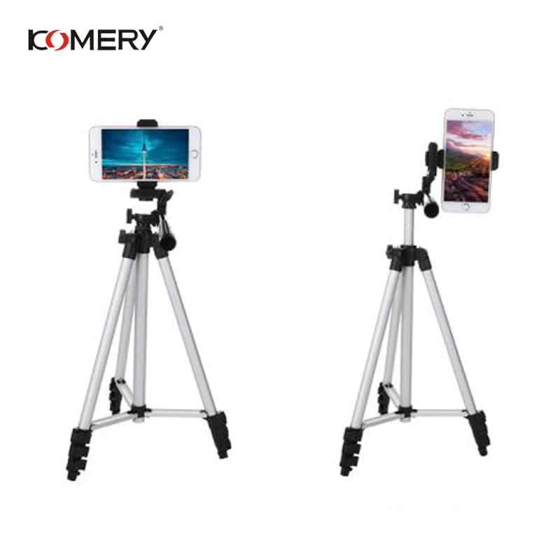 Портативный штатив KOMERY алюминиевый Трипод для камеры 1/4 дюйма винт 360
