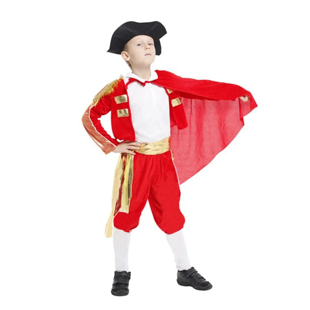 

6PCS Halloween Kids Costumes Matador Costume Stage Performance Clothing