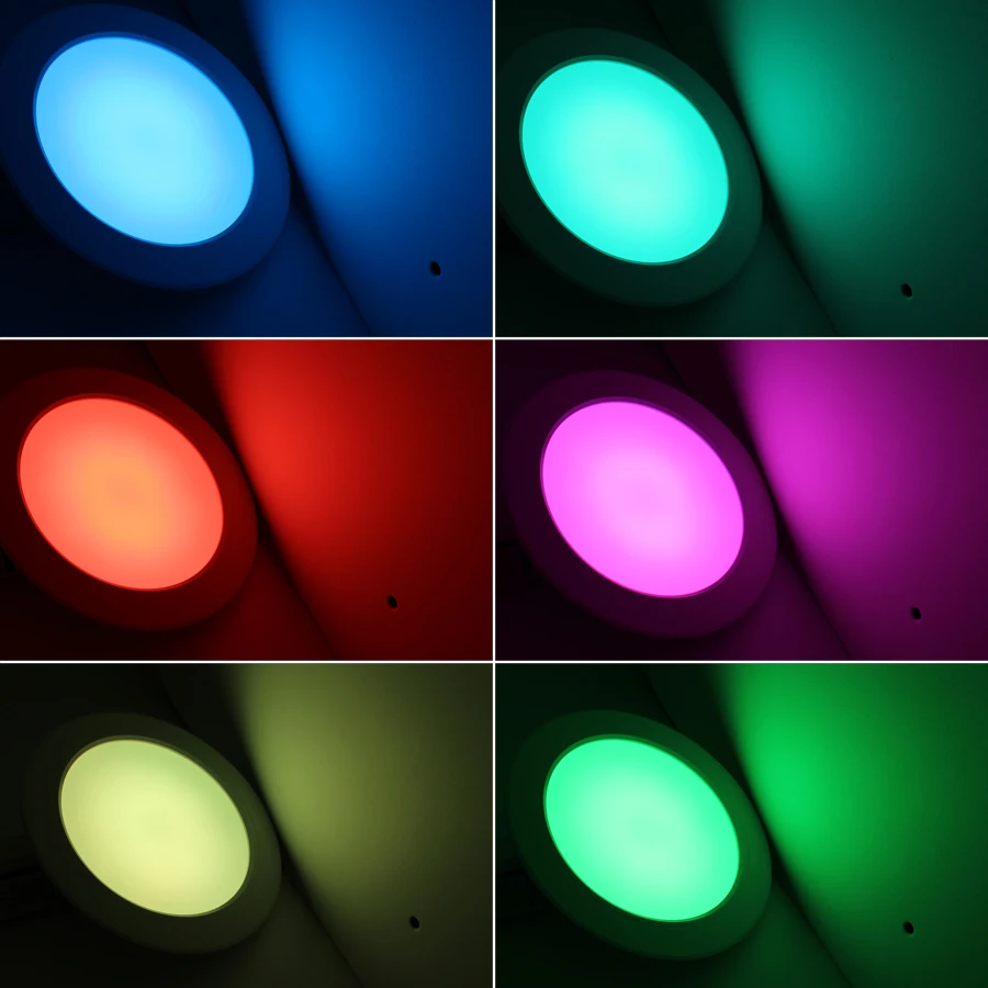 10 шт. 6 Вт 12 2.4 г milight Беспроводной dimmable Подпушка свет Смарт RGBW rgbww затемнение