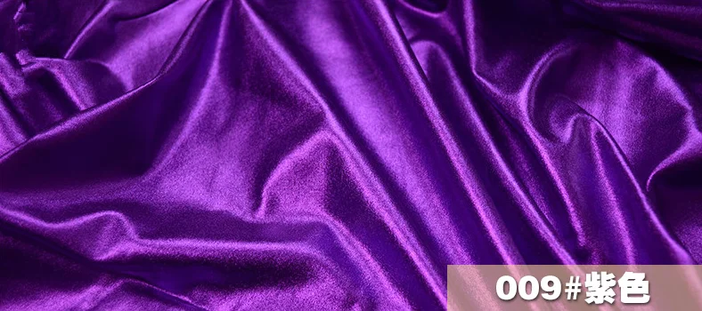 3 ярда танец пользовательские лайкра спандекс металлик золото 4 способ стрейч ткань продается BTY 5" в ширину - Цвет: 009 Purple