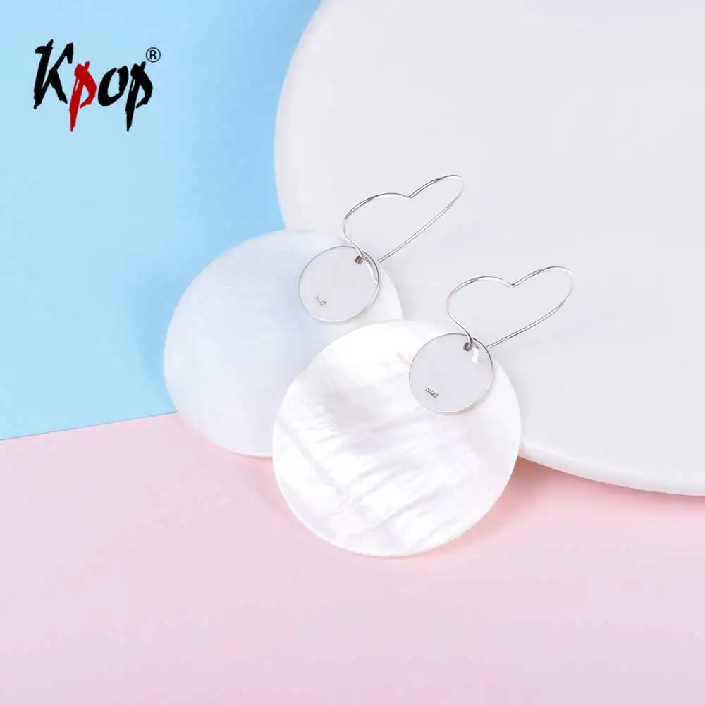 Женские Висячие серьги Kpop богемные цыганские ювелирные изделия из стерлингового